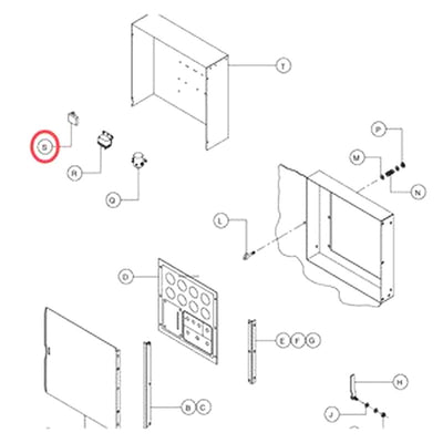 Coolant Level Alarm Module 36892370 for Ingersoll Rand Air Compressor XP750WCU XP825WCU HP675WCU HP750WCU HP935WCU XP1050WCU