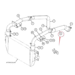 Cooling Hose 394-2229 for Caterpillar CAT E320D2 320D2 Excavator C7.1 Engine