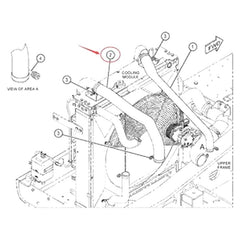 Cooling Hose 457-4097 for Caterpillar CAT 326D2 329D2 E329D2 330D2 Excavator C7.1 Engine