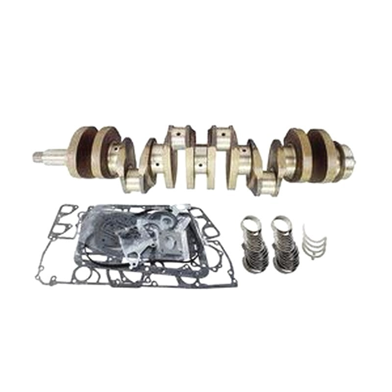 Crankshaft & Bearing & Thrust Washer & Gasket Kit for Caterpillar CAT Engine 3046 3046T