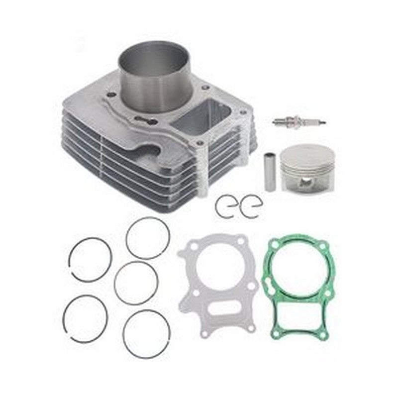 Cylinder Piston Gasket Top End Rebuild Kit 13111-HB5-000 for Honda ATV Recon 250 TRX250 TRX250X