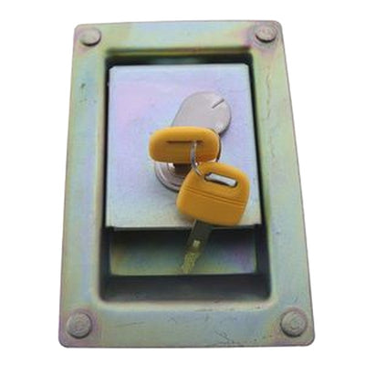 Door Side Lock With 2 Keys for Caterpillar CAT Excavator E70B E120B E307 E330 E345B E345D