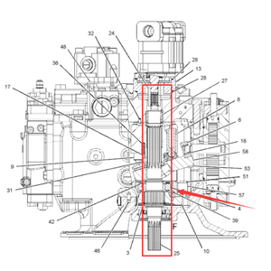 Drive Shaft 383-3940 for Caterpillar Excavator CAT 311D-LRR 312D-L 313D 314C 315D-L 318D-L