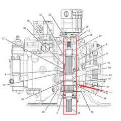 Drive Shaft 383-3940 for Caterpillar Excavator CAT 311D-LRR 312D-L 313D 314C 315D-L 318D-L