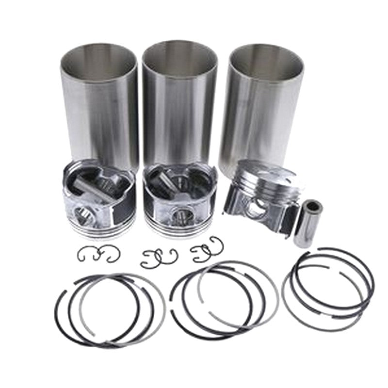 Engine D902 Piston with Pin & Rings & Liners Kit STD for Kubota KX41-3 Excavator