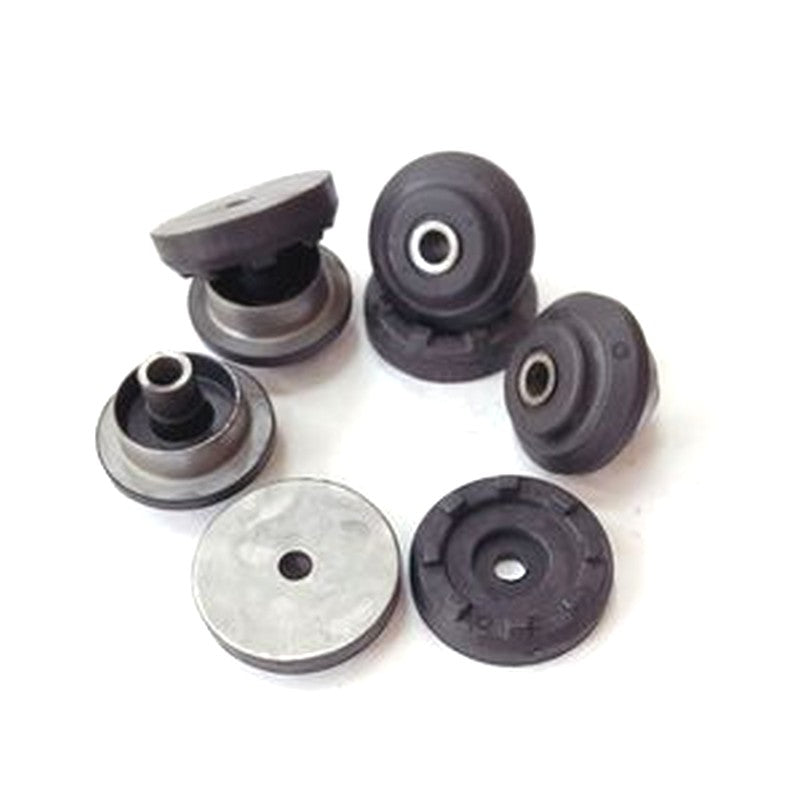 8 PCS Engine Mounting Rubber Cushion Feet Bumper for Hitachi Excavator ...