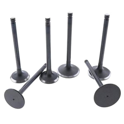 6 Pcs Exhaust Valve 6136-42-4210 for Komatsu Hydraulic Excavator 6D105-1F Engine 6D105-1BB 6D105-1L - Buymachineryparts