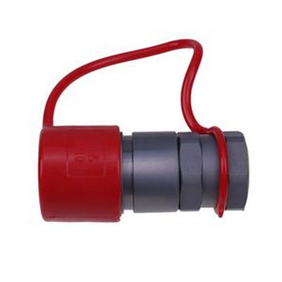 Female Flat Faced Coupler 7246790 for Bobcat Excavator 319 320 321 322 323 324 325 328 329 331 334 335 418 425 428 430 435 - Buymachineryparts