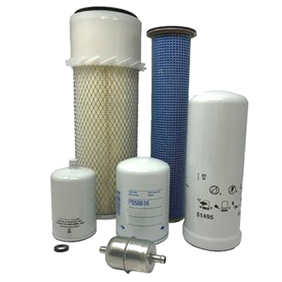 Filter Kit for CASE Backhoe Loader 580 Super K Wiht 4-390 Engine (Non-Turbo)