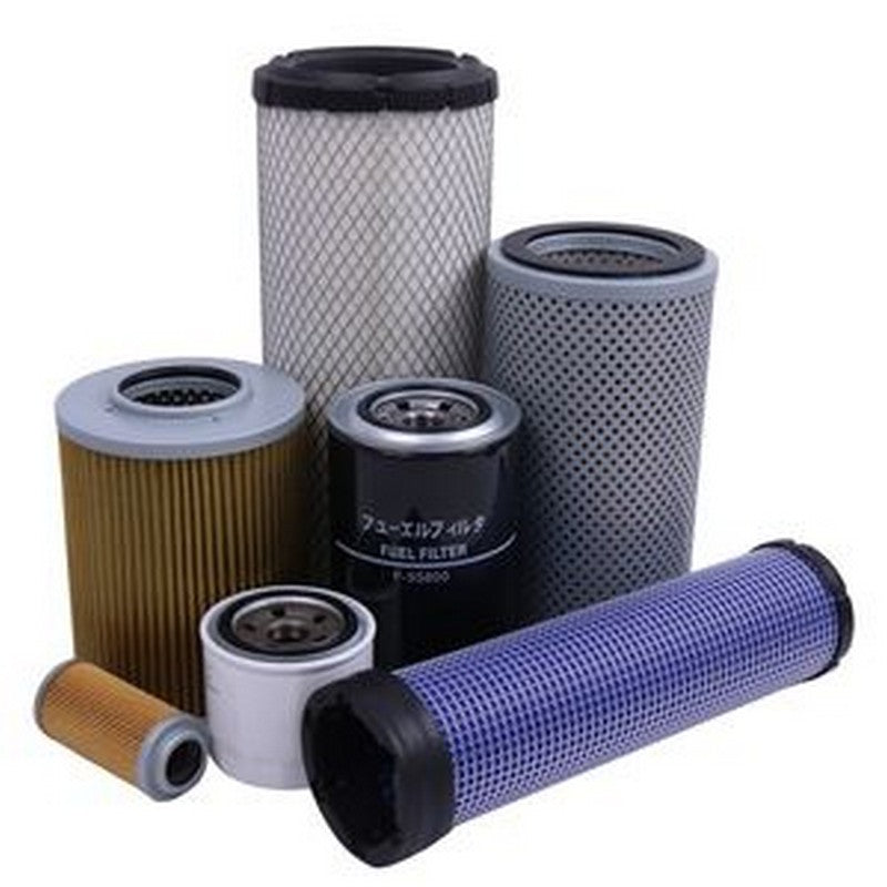 Filter Kit for Yanmar Engine 4TNV94 Hyundai Excavator R55-7 R60-7