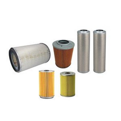 Filter Kit L4100806 L4514801 for Isuzu Engine E120 Hitachi Excavator UH121