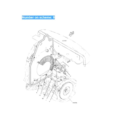For Caterpillar Excavator CAT 301.6C 301.8C Engine L3E Water Tank Radiator Core 243-6260