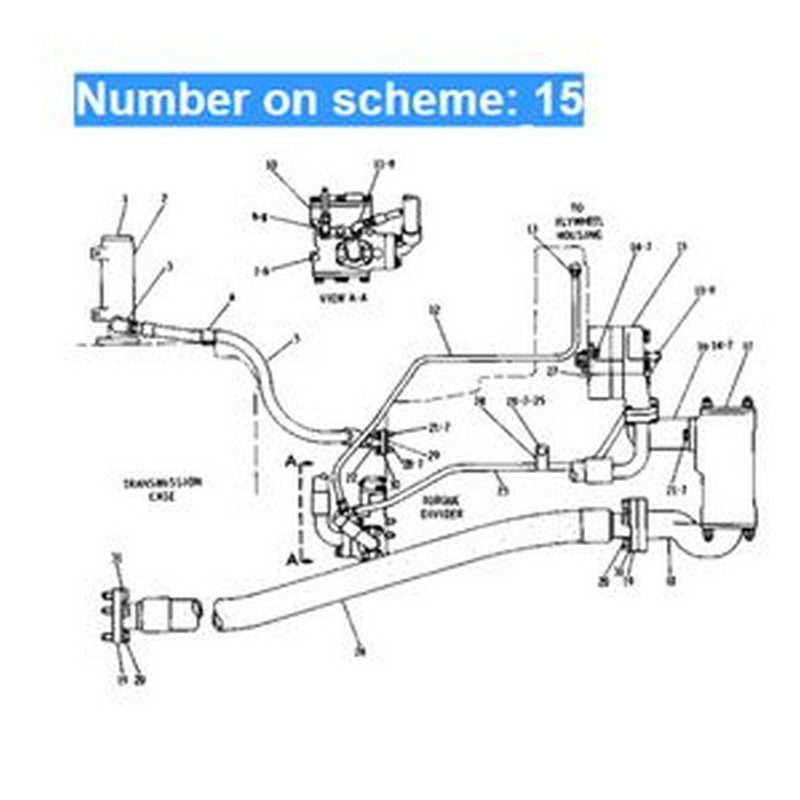 For Caterpillar Tractor CAT D7F D7G D8K D9H Engine 3306 D342 D353 Hydrulic Gear Pump 2P-9239