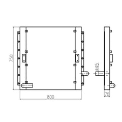 For Hyundai Excavator R210-5 Hydraulic Oil Cooler