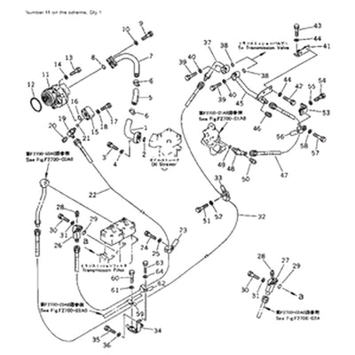 For Komatsu Bulldozer D85A-21 D85C-21 D85P-21 Transmission Pump 705-21-32051