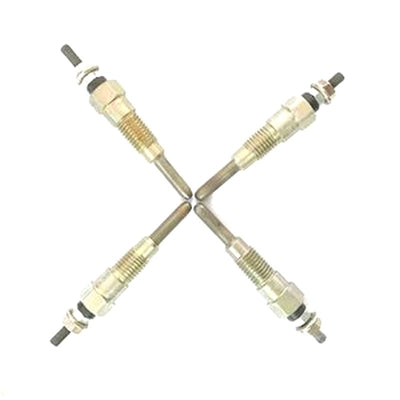 For Komatsu Crawler Tractor D20A-8 D20P-8 D20P-8 D21P-8 Yanmar Engine 4TNV94L Komatsu Engine 4D94LE Glow Plug 4 Units 1 Set