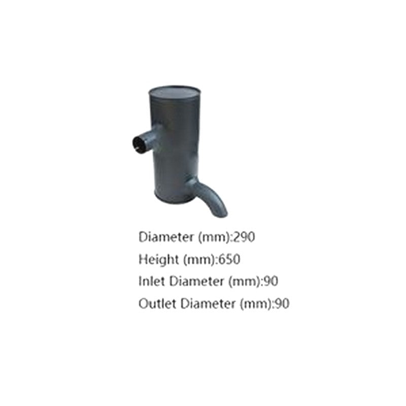 For Komatsu Excavator PC228UU-1 PC228USLC-1 Engine 6D102 Muffler 6735-11-5530