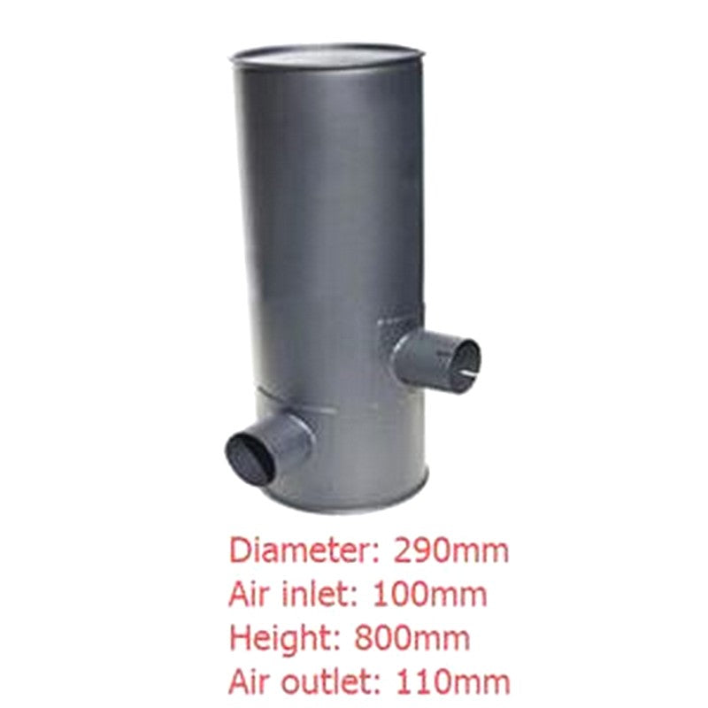 For Komatsu Excavator PC300-7 PC350-7 PC360-7 Engine SAA6D114E-2A Muffler Silencer 6743-11-5720