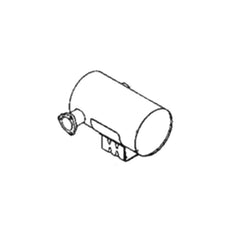 For Komatsu Excavator PC40-2 PC40-1 PC40-3 Muffler Silencer 6143-11-5511