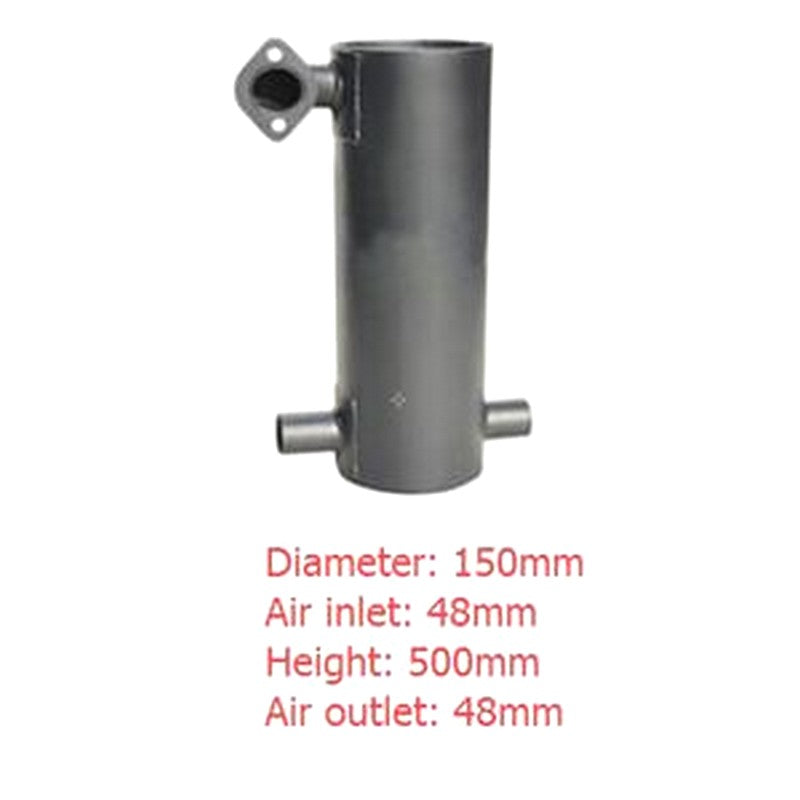 For Komatsu Excavator PC56-7 Muffler