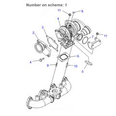 For Komatsu Excavator PW148-8 PW160-8 PW140-7 PW160-7E0 Engine SAA4D107E Turbo HE221W Turbocharger CU4955276