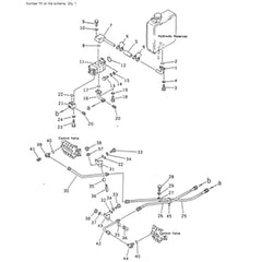 For Komatsu Grader GD605A-3 Hydraulic Tandem Pump 705-52-10001