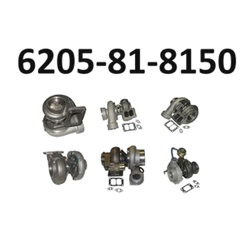 For Komatsu PC100-6 PC120-6 PC128UU-1 PC130-6 PW130-6 Engine S4D95L-1 Turbo TA3103 Turbocharger 6205-81-8150