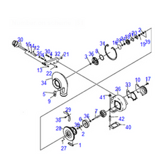 For Komatsu PC290NLC-6K PC290LC-6K PC270LC-6LE GD555-3A GD555-3 Engine S6D102E Turbo H1C Turbocharger 6731-81-8140