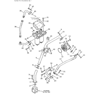 For Komatsu Scrapper WS23S-2A Hydraulic Pump 705-12-38010