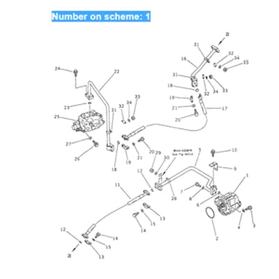 For Komatsu Wheel Loader WA450-1 WA470-1 WF450T-1 Hydraulic Gear Pump 705-12-40040 705-22-40110