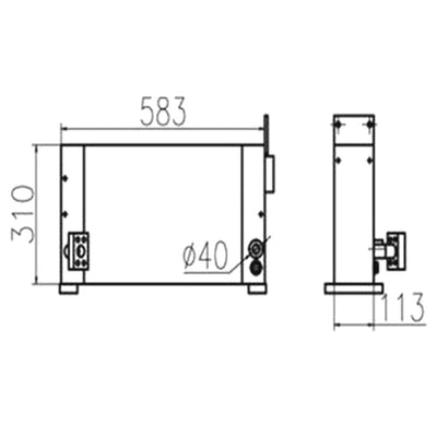 For Lonking LG6060D Hydraulic Oil Cooler