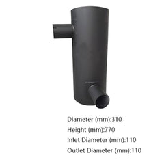 For Volvo Excavator EC290 EC290BP Muffler SA1114-00432