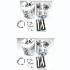 For Yanmar Engine 4TNV98T Komatsu Engine S4D98E Piston Kit With Ring Set YM129908-22080 YM129907-22050