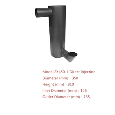 For Hitachi Excavator EX450-1 Muffler