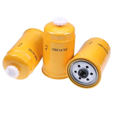 3Pcs Fuel Filter 32/912001 for JCB Excavator JS130 Loader 214 215 216 217 2CX 3C
