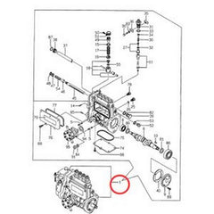 Fuel Injection Pump VV72961651370 for Yanmar Engine 4TNE84-YB Kobelco Excavator SK40SR SK45SR-2 SD40SR - Buymachineryparts