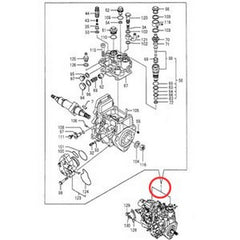 Fuel Injection Pump VV72963051320 for Yanmar Engine 4TNV88-BXYB CASE Excavator CX50B - Buymachineryparts