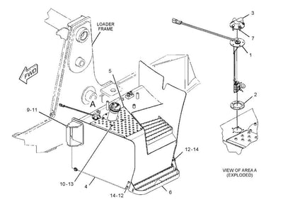 Fuel Level Sender 223-4942 for Caterpillar CAT 434E 444E Backhoe Loader 3054C Engine - Buymachineryparts