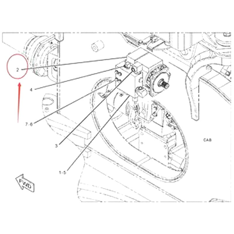 Caterpillar Engine Parts R1600 Gear Pump 150-7585 for Caterpillar CAT R1600 R1600G R1600H 824G 824H 8 ...