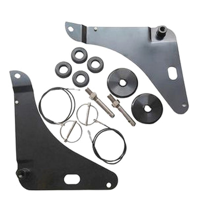 Hood Pin Kit Black 82214260AC P5155755 for Dodge Challenger