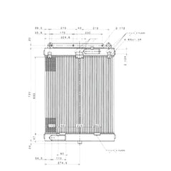 Hydraulic Oil Cooler 11N1-40021 for Hyundai Excavator R70-7 R80-7