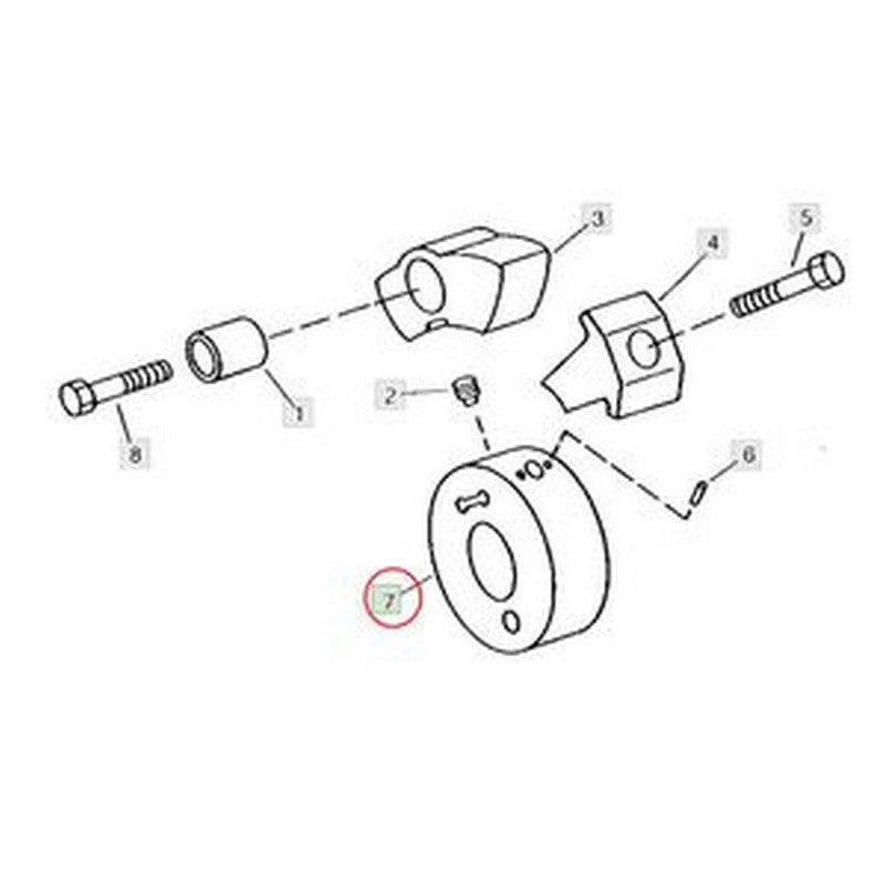 Hydraulic Pump HPV116 Coupling TH106384 for John Deere Excavator 790D 792DLC - Buymachineryparts