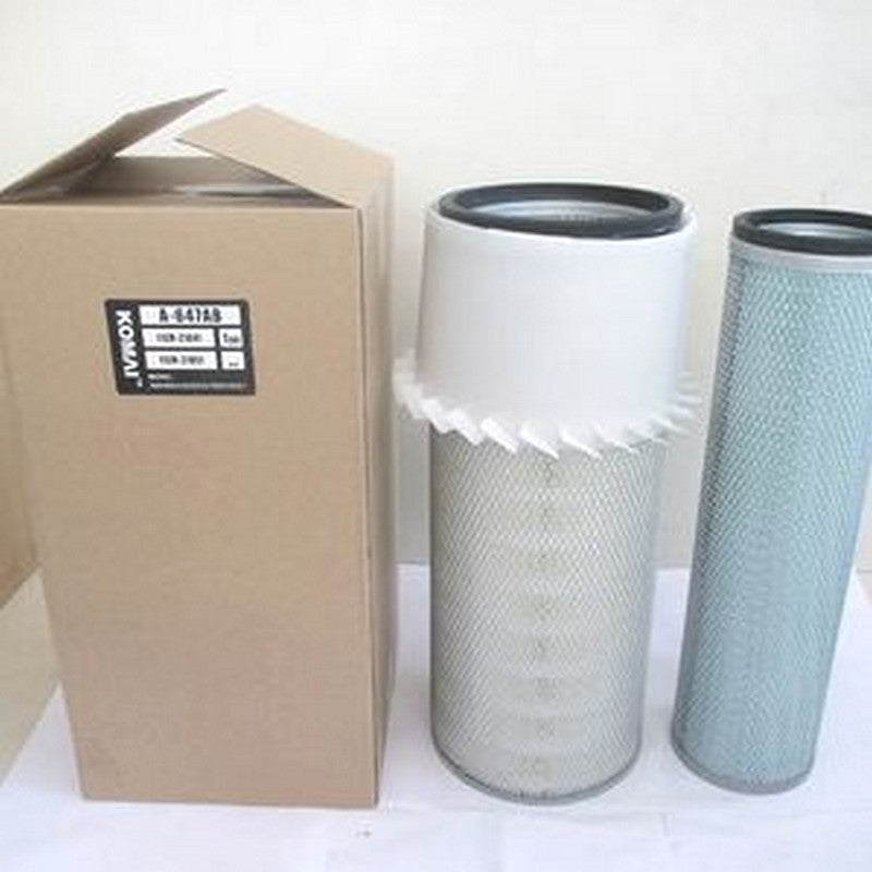 For Hyundai R140LC-7 R140W-7 R160LC-7 R170W-7 R180LC-7 R200W-3 R200W-7 Air filter Element 11EM-21041 and 11EM-21051