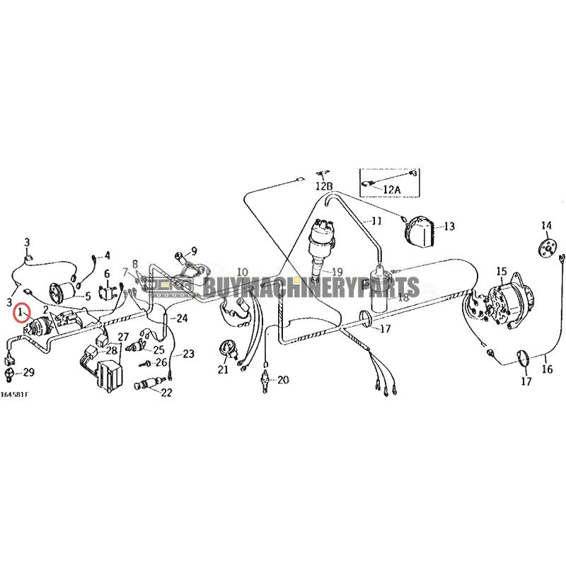 New Starter Solenoid For John Deere 1020 1520 2020 2030 2520 Tractors – 12V 4-Terminal