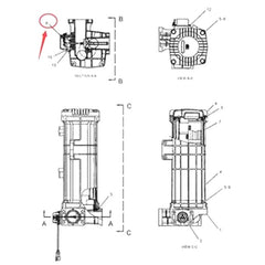 Indicator 1733518 for Caterpillar CAT 320C 320D 322C 324D 325C 325D 329D 330C 330D 336D 365C