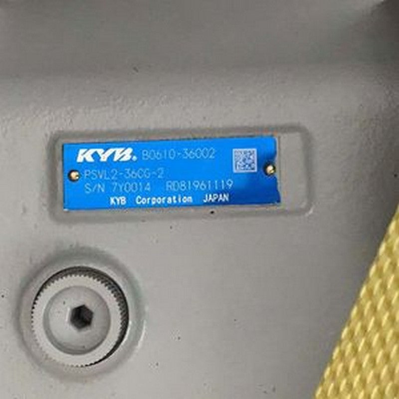 K33602 Kayaba KYB PSVL2-36CG-2 Hydraulic Pump B0610-36002 for Kubota KX183 KX ...