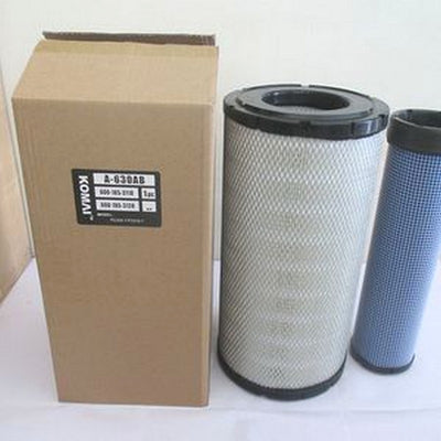 For Komatsu PC200-7 PC200-8 PC228US-3 Air Filter Element 600-185-3100 600-185-3200