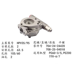 For KOMATSU Excavator PC220-7 pilot pump