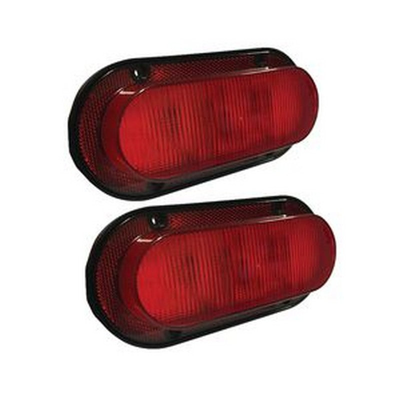 LED Red Oval Tail Light AR78825 for John Deere Tractor 7200R 7210R 7250R 7260R 7290R 7R210 7R250 7R310 7R350Buymachineryparts
