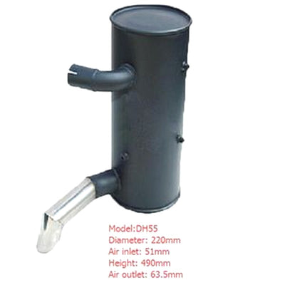 Muffler Silencer for Doosan Excavator DH55 New Type - Buymachineryparts